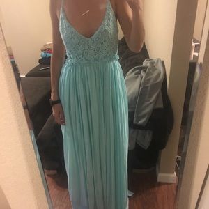 Floral detail maxi dress